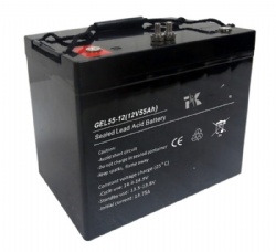 Maintenance-Free Gel Lead Acid Battery 12V 55Ah