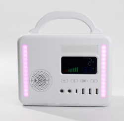 300W 12.8V 15Ah 192Wh Outdoor Portable Power Station Pure Sine Wave DC 12V 24V Stridor DC version with Bluetooth speaker