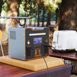 600W~1800W 480Wh-2500Wh Outdoor Portable Energy Storage Power Station Pure Sine Wave
