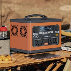 2000W 2500W 2160Wh~2640Wh Outdoor Portable Energy Storage Power Station Pure Sine Wave