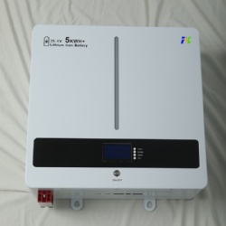 Wall-mounted 25.6V 200Ah 5kWh Residential Energy Storage System Lithium iron Phosphate Battery LiFePO4