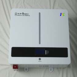 Wall-mounted 51.2V 100Ah 5KWh Residential Energy Storage System Lithium iron Phosphate Battery LiFePO4