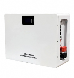 Wall-mounted 25.6V 100Ah 280Ah 314Ah 51.2V 50Ah 2.56kWh Residential Energy Storage System Lithium iron Phosphate Battery LiFePO4